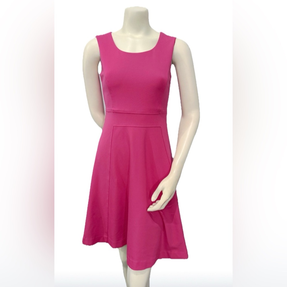 Brooks Brothers Pink Fit & Flare Sleeveless Dress Size 4
